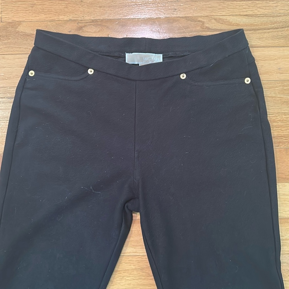 Michael Kors Black Straight Leg Trousers